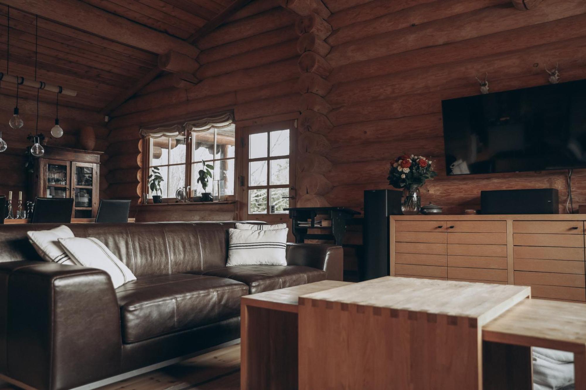 Fjordhygge - Authentic Wood Log Cabin Summerhouse Near Water, Fjord And Forest Jægerspris Exterior foto