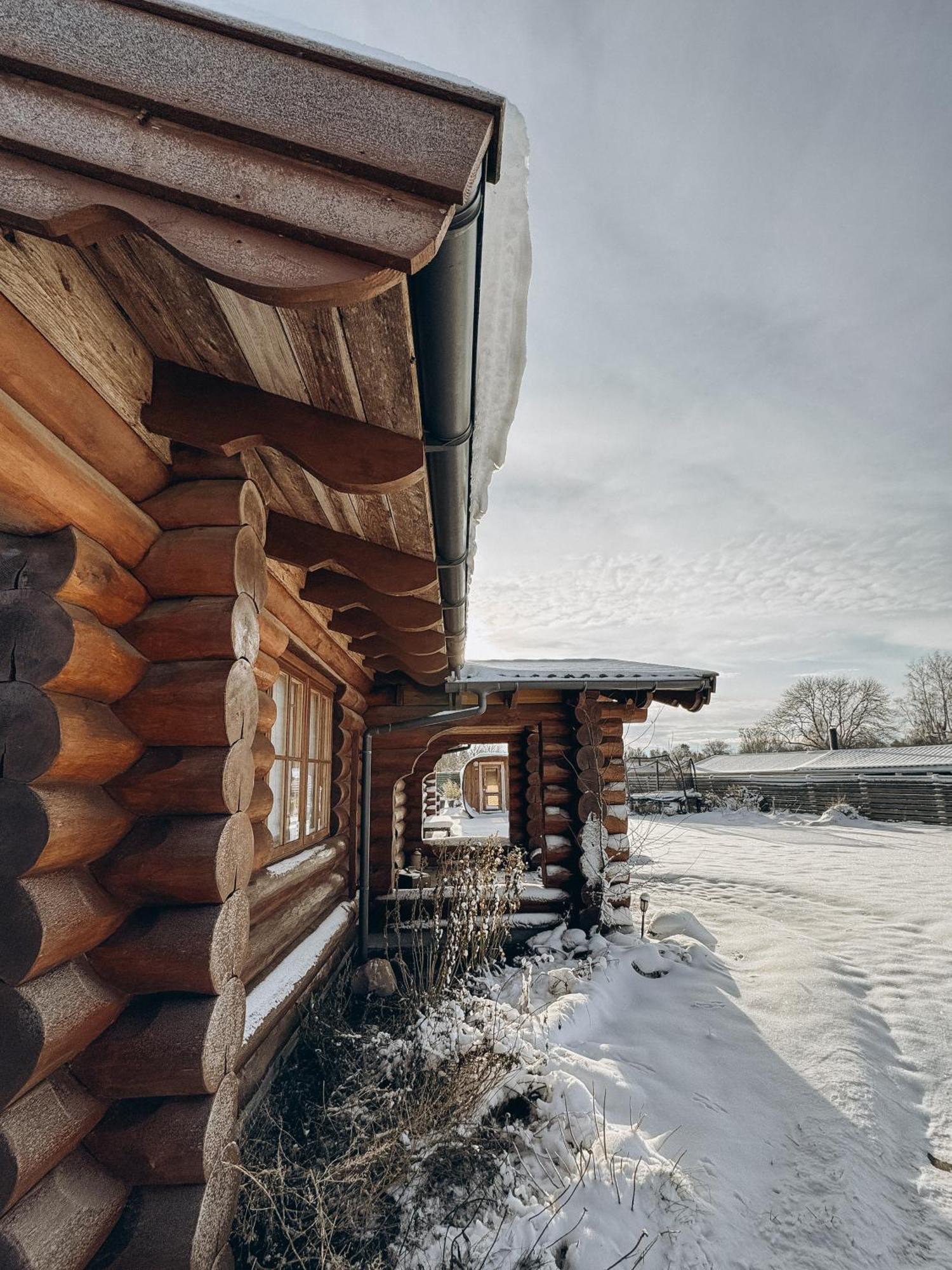 Fjordhygge - Authentic Wood Log Cabin Summerhouse Near Water, Fjord And Forest Jægerspris Exterior foto
