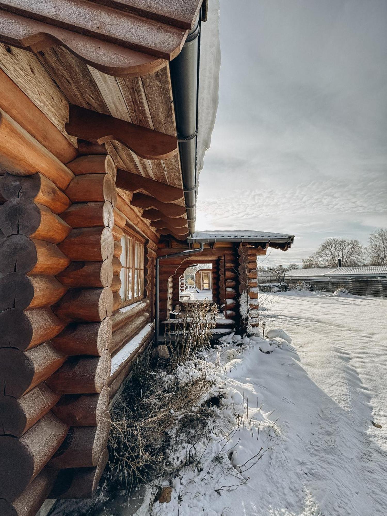 Fjordhygge - Authentic Wood Log Cabin Summerhouse Near Water, Fjord And Forest Jægerspris Exterior foto